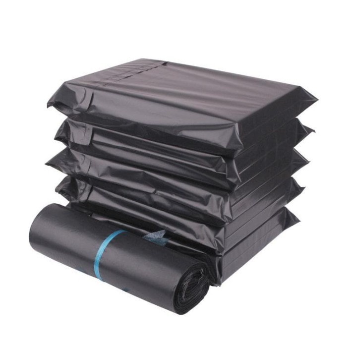 Trend-Plastik Polymailer Hitam [17x30] - Bungkus Plastik Packing Online