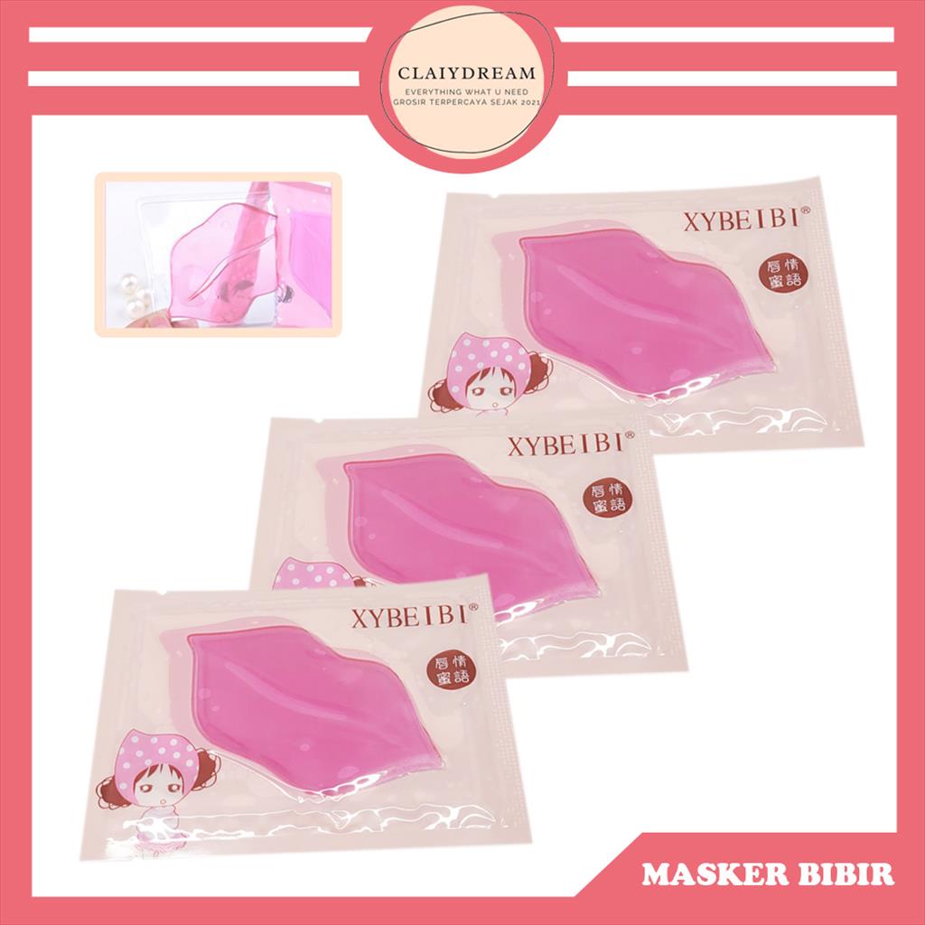 CLAIYDREAM Masker Bibir Collagen Pelembab Pelembut Mulut Kering Pecah Pecah Lips Mask