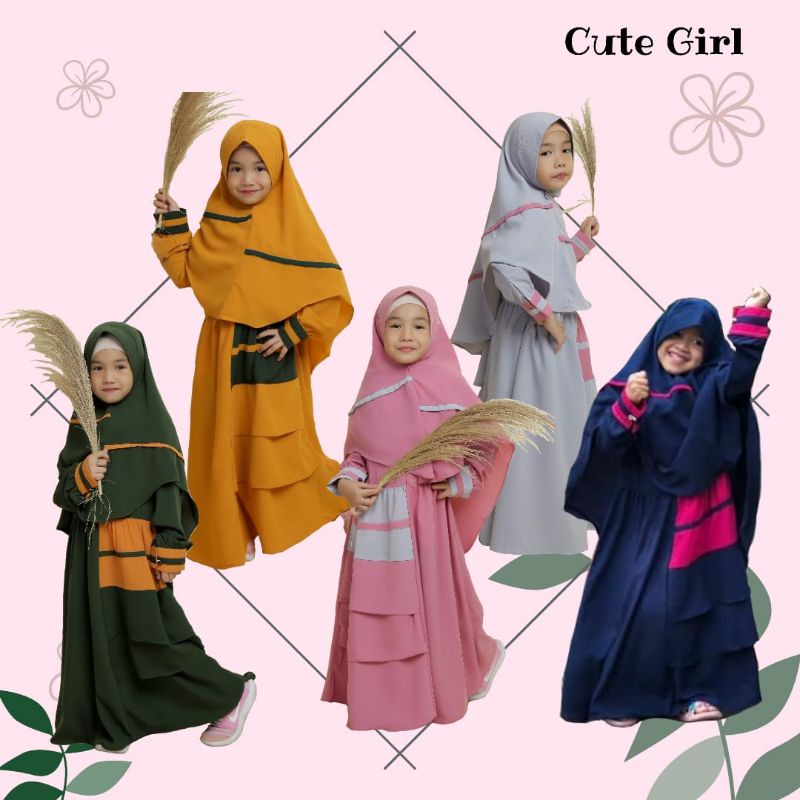 Cute girl gamis kids by Majeda