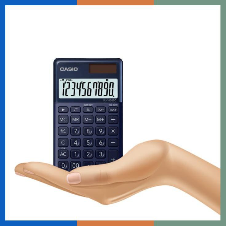 

Casio Colorful Calculator Sl1000Scnavy