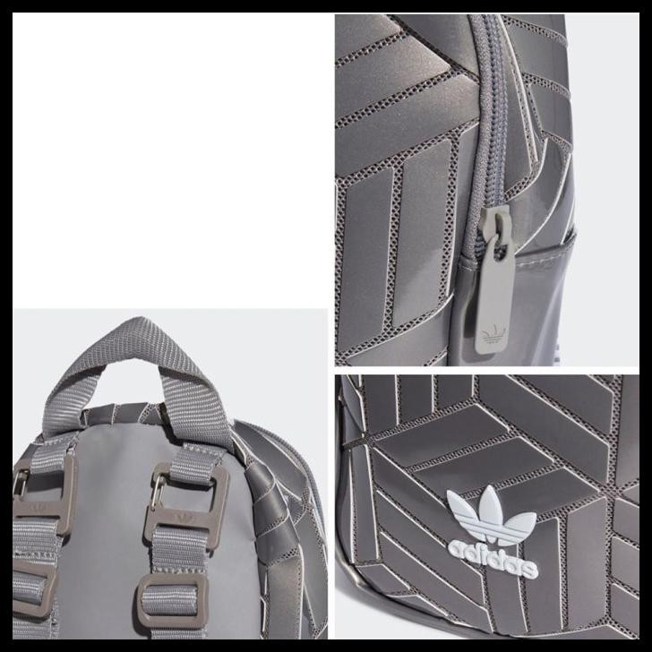 tas mini 3d backpack sling bag silver wanita adidas original SALE