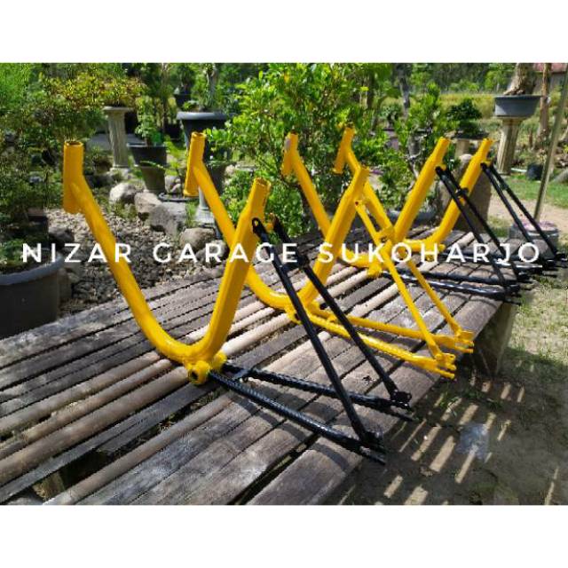 Frame Dalangan Sepeda  Minion  Minitrack Merk Phoenix Bisa 