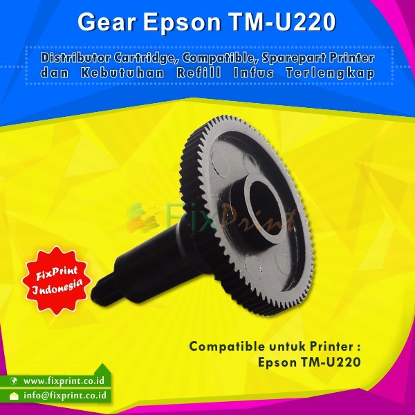 Gear Payung TM-U220 TMU220 Gir Pemutar Ribon Drive Assy RDA EPSON TMU 220 TMU220