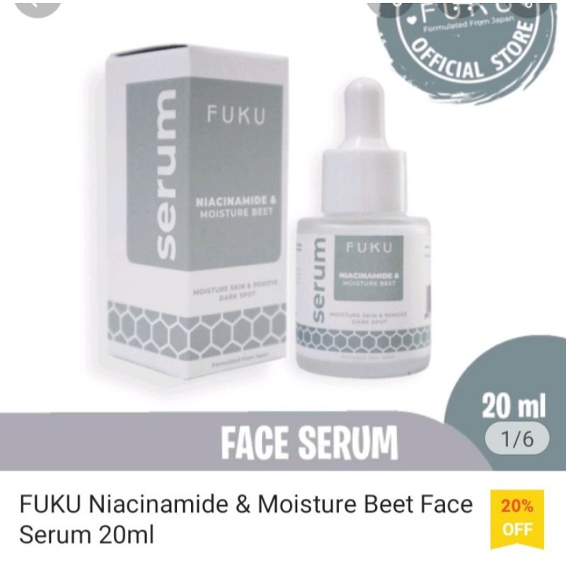 FUKU -Niacinamide &amp; Moisture Beet Face Serum 20ml