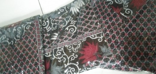 Couple Keluarga Batik Couple Keluarga Sania Ruffle Ori Ndoro Jowi Dnt Motif Kembang Langit
