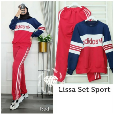 Baju Olahraga Wanita Muslimah / Setelan Baju Senam Wanita / Baju Olahraga 1 Set Wanita Muslim jumbo