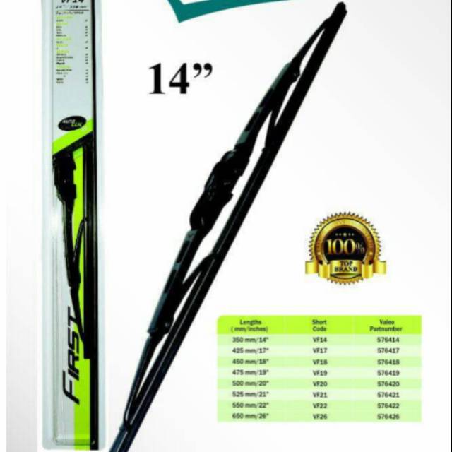 Wiper valeo/ wiper pembersih kaca depan mobil univesal