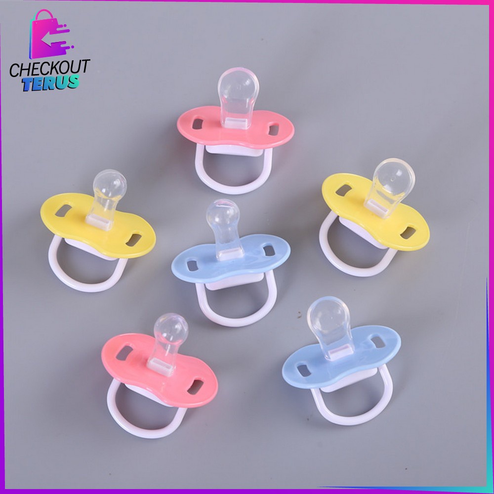 CT C46 Empeng Bayi Bentuk Bulat Dan Datar Baby Pacifier Kompeng Bayi Food Grade Dot Bayi Lucu Kompeng Grade