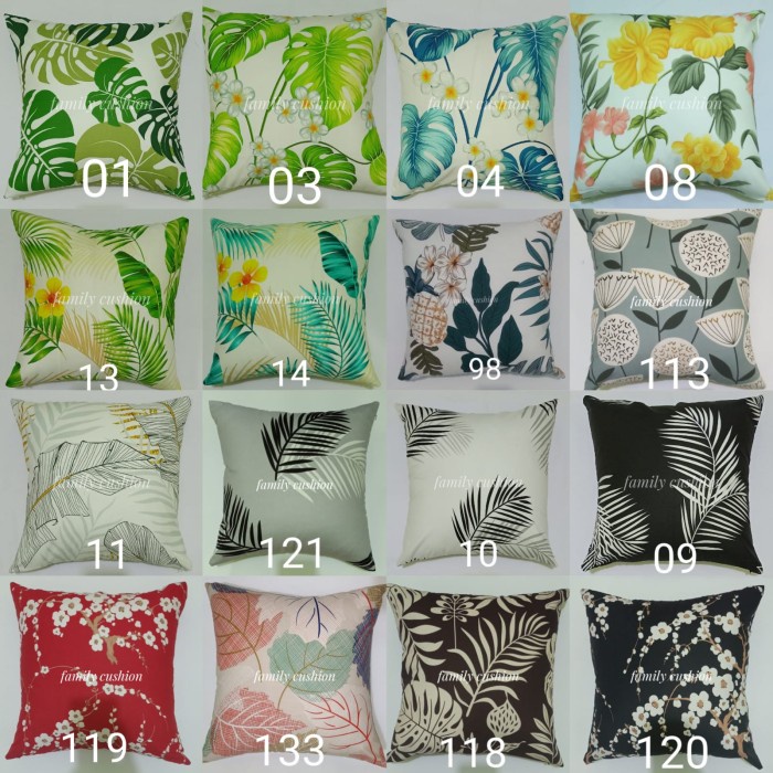 sarung bantal sofa 30x30