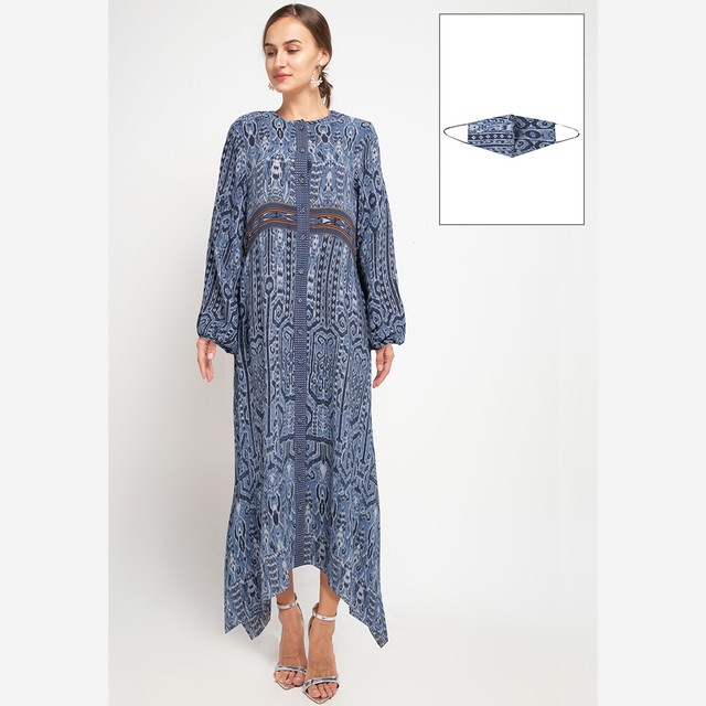 Kamilaa by Itang Yunasz Gamis Tunik Etnik Wanita