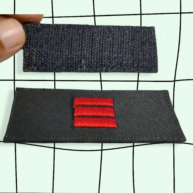 pangkat topi pet TNI/Bordir pangkat topi TNI