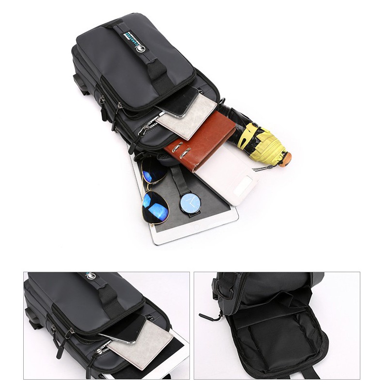 Tas Selempang Casual Multifungsi Original Haoshuai Waterproff Bag