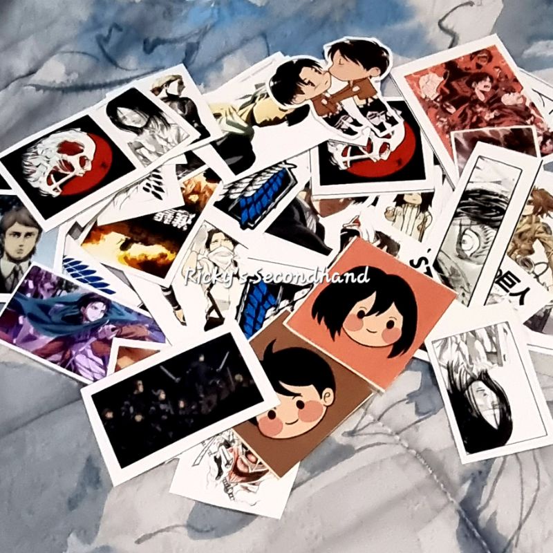

30pcs Sticker AoT stiker Waterproof Anti Air anime Shingeki no kyojin snk attack on titan random