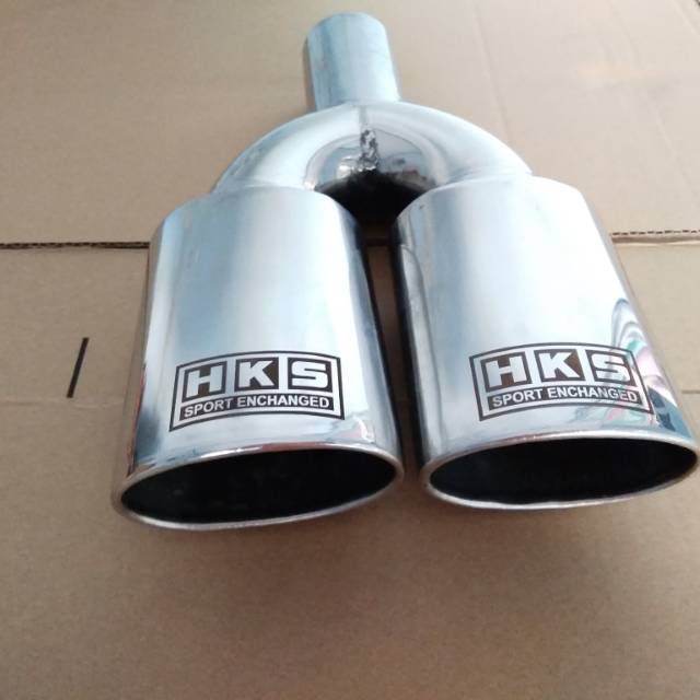 Knalpot Racing Mobil sous suos sos jet merk HKS cabang bahan stainless