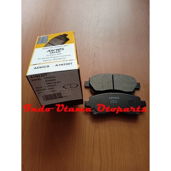 Brake Pad AISIN Avanza Rush APV Xenia Taruna Kampas Rem ADVICS A1N230T - ORIGINAL