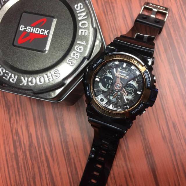 JAM TANGAN PRIA WANITA | RANTAI | KULIT | KARET | MURAH | Pria CAS*10 G-Shock GA 120 Black Red Origi