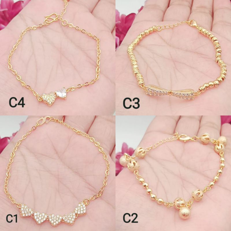 gelang wanita lapis emas model terbaru termurah
