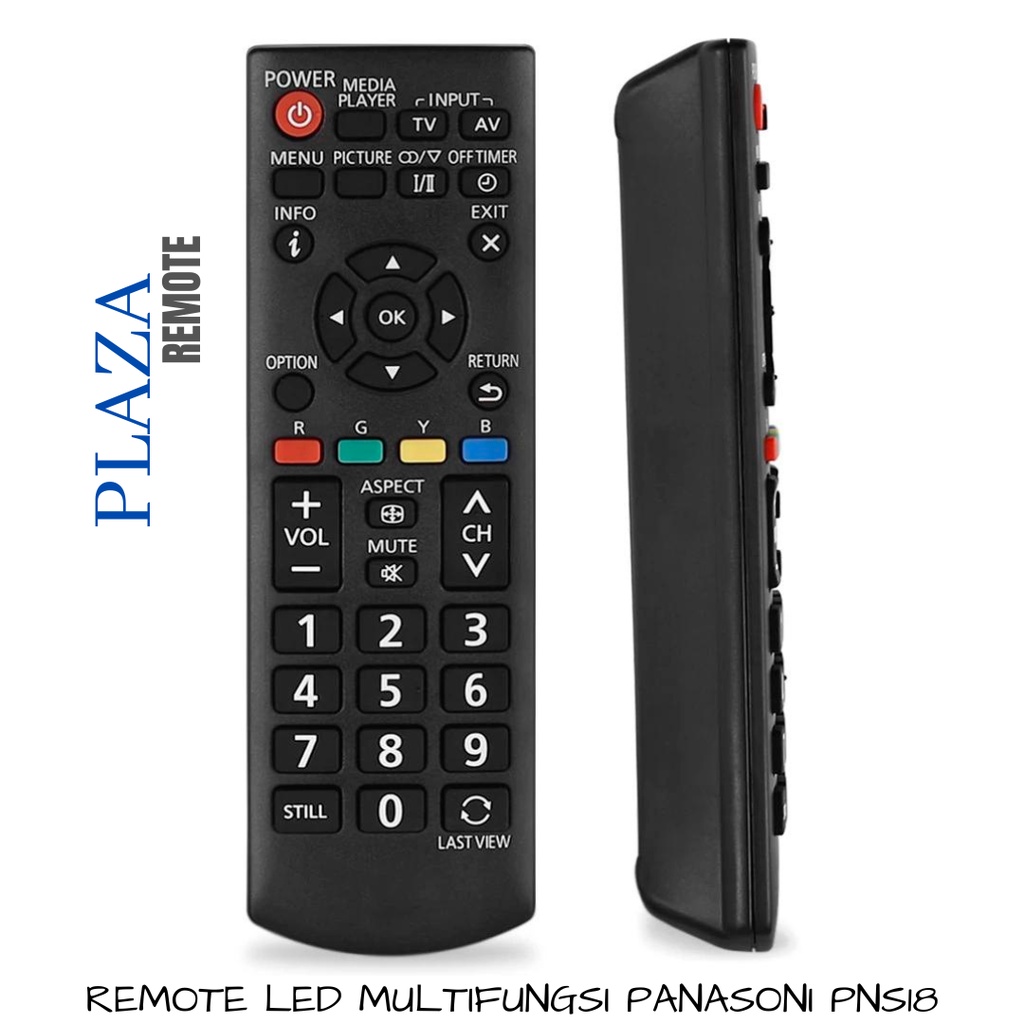 REMOTE TV LCD LED SMART PANASONI VIERRA MULTIFUNGSI TANPA SETTING