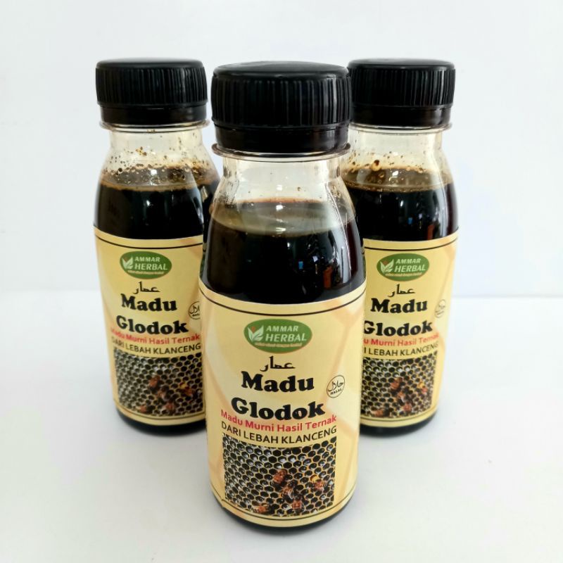 

Madu Glodok Hitam Lebah Klanceng Madu Murni Madu Asli 160ml