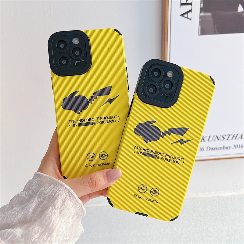 Soft case Silikon Motif Pikachu Untuk iphone 11 pro max 12 13 pro max X Xs max XR 7plus 8plus 7 8 Se 2020