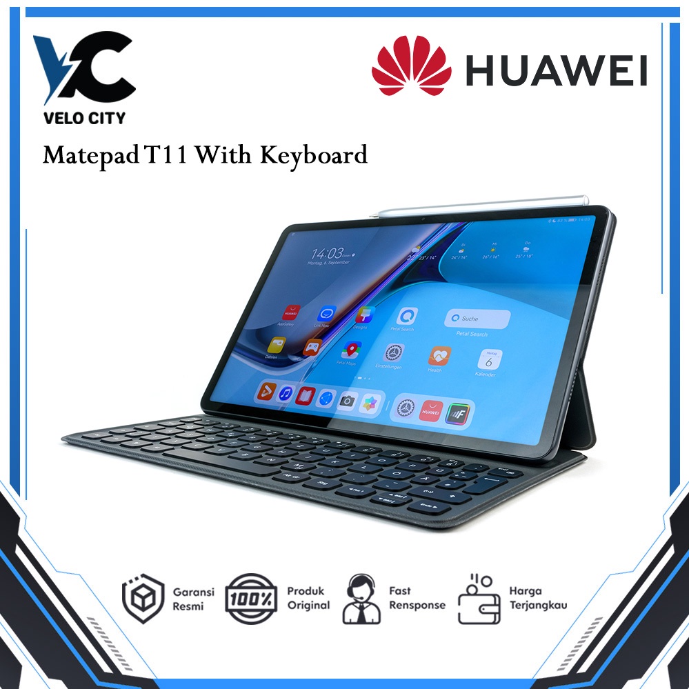 HUAWEI MatePad 11 Tablet 6/128GB Plus Keyboard 120 Hz FullView Display High Color Gamut - Garansi Resmi