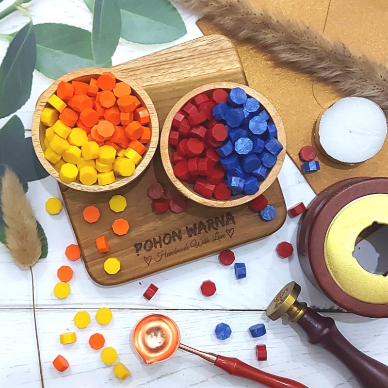 

(MIX COLOR) Seal Wax Stamp Candle Lilin stampel Amplop Vintage