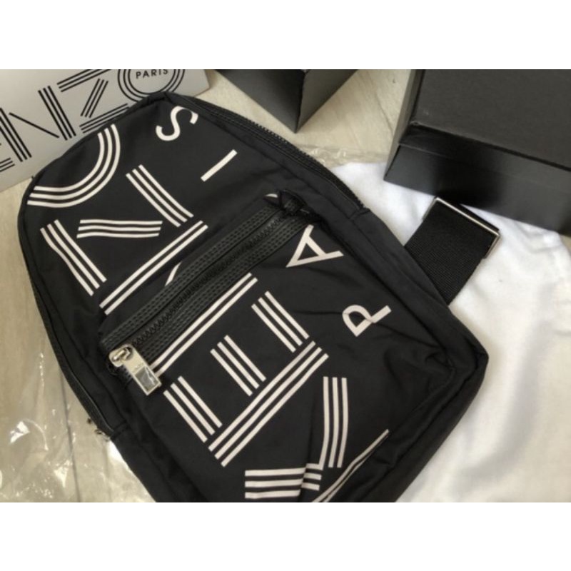 Slingbag Crew Logo Crossbody Bag In Black