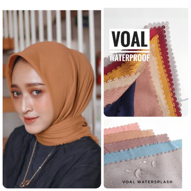 Jilbab Segiempat Voal watersplash lasercut/voal waterproof/voal lasercut/voal murah/segiempat voal/j