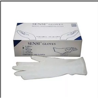 Sarung Tangan Karet Size M 1 Box Isi 100pcs