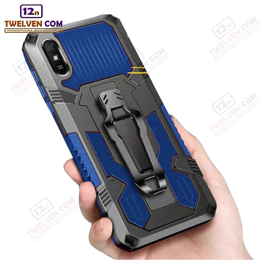 Case Shockproof Xiaomi Redmi 9a Armor Hardcase Stand Clip