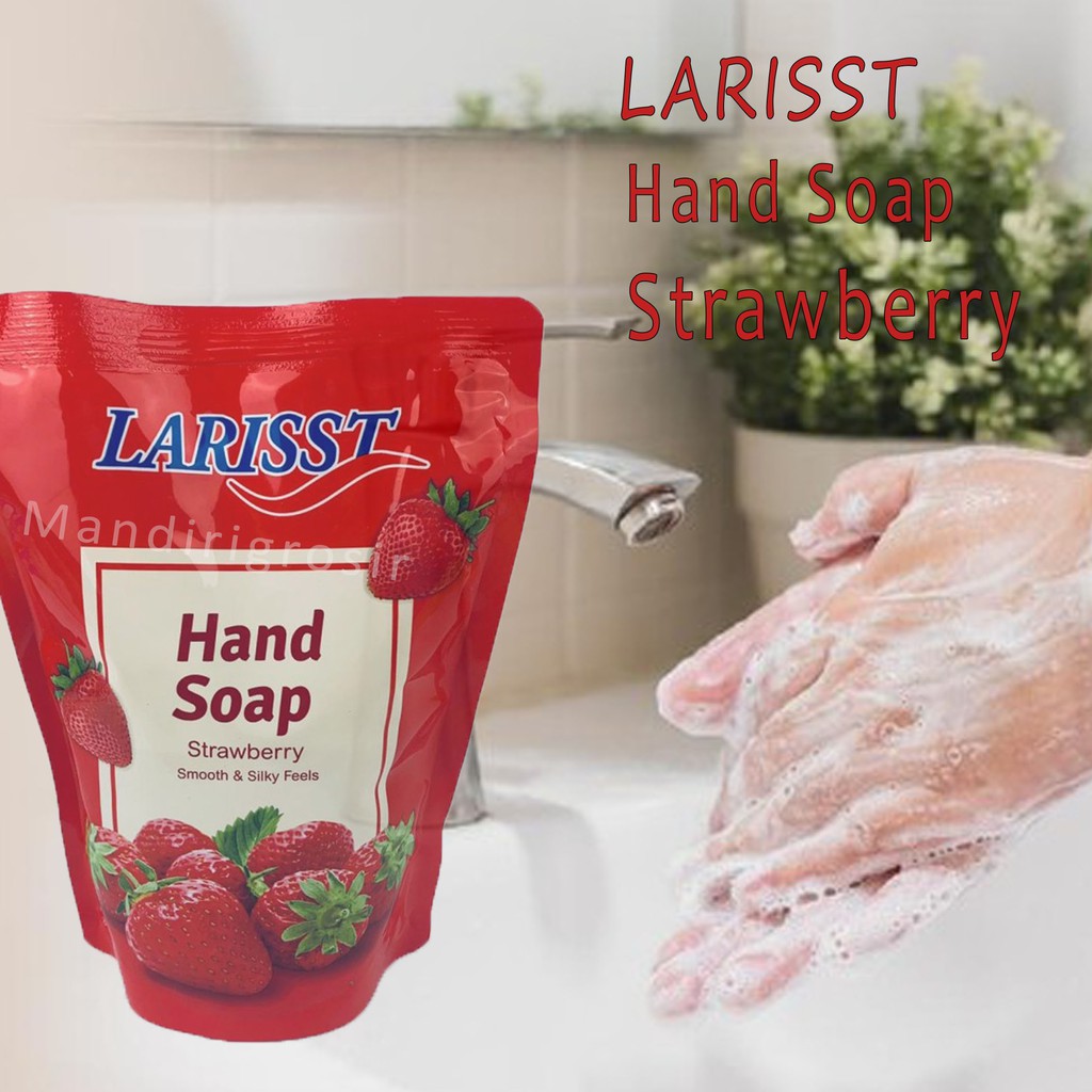 Hand Soap Strawberry * Sabun Cuci Tangan * 375ml * Larisst