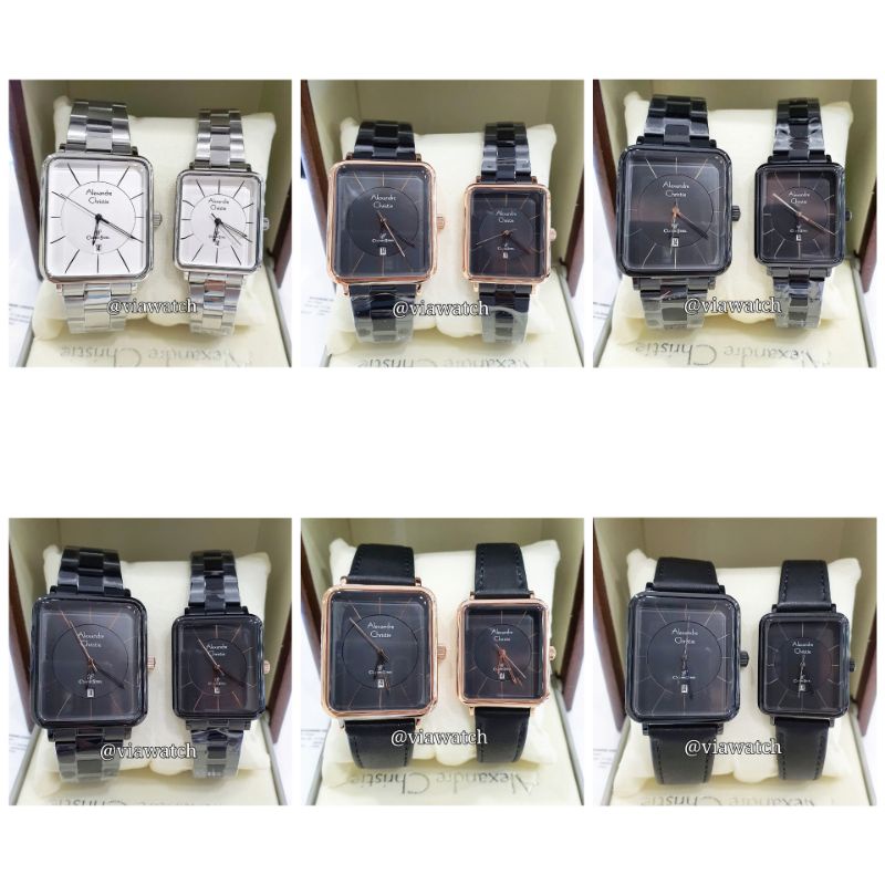 Jam Tangan Couple Alexandre Christie Ac 8662 Ac8662