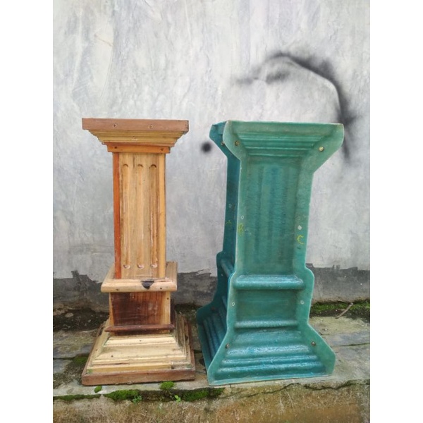 cetakan fiber pilar bonsai T.80