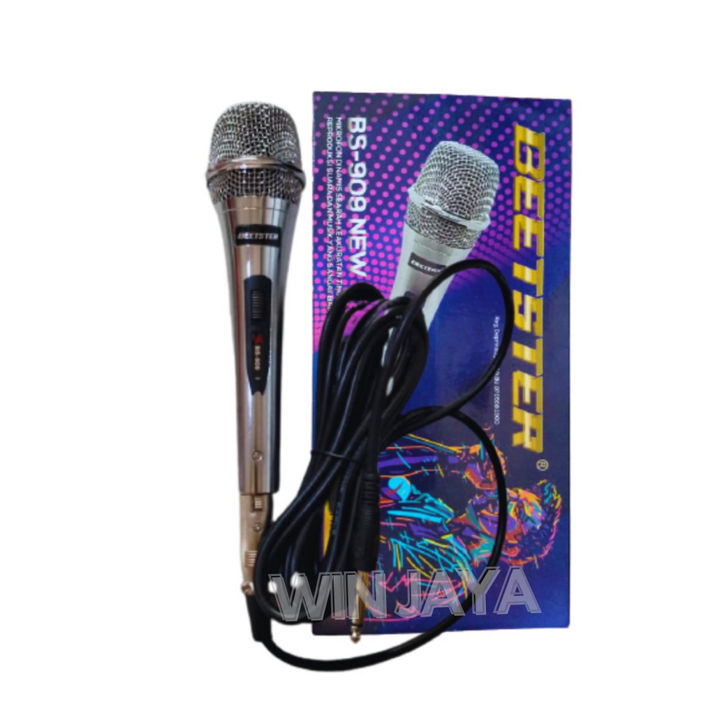 MIC KARAOKE KABEL BEETSTER BS 909 NEW MURAH MIC KABEL MIKROFON MURAH