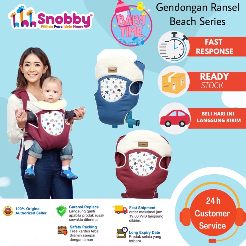 Snobby Gendongan Ransel Beach Series Saku Print - TPG7142