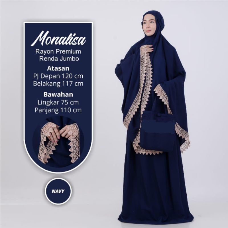 MUKENA MONALISA //MUKENA SUPER JUMBO //MUKENA RAYON POLOS JUMBO //MUKENA RENDA //MUKENA JUMBO