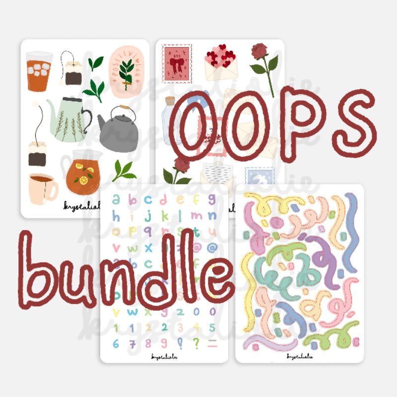 

Oops Bundle Mix Sticker Sheet #02