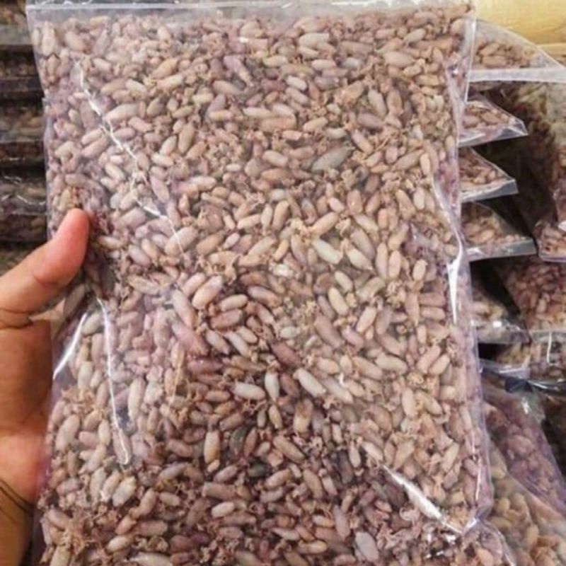 baby cumi kering 0.5cm-1cm asin 1kg