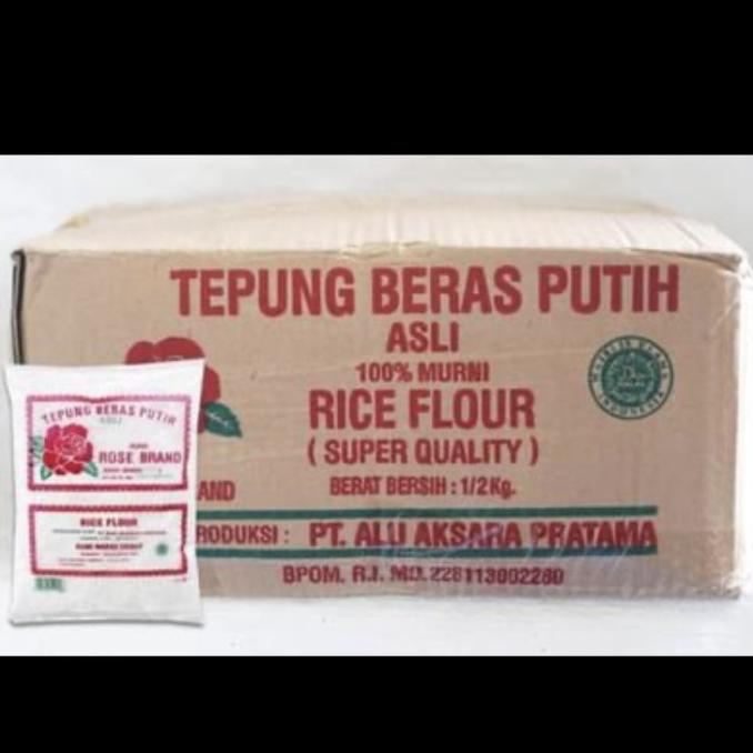 

BAYAR DITEMPAT tepung beras rose brand 1 dus
