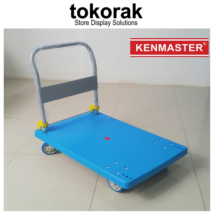 TROLI LIPAT BESAR 300 KG KENMASTER TROLLY TROLLI BARANG HAND TRUCK TROLLEY DORONG