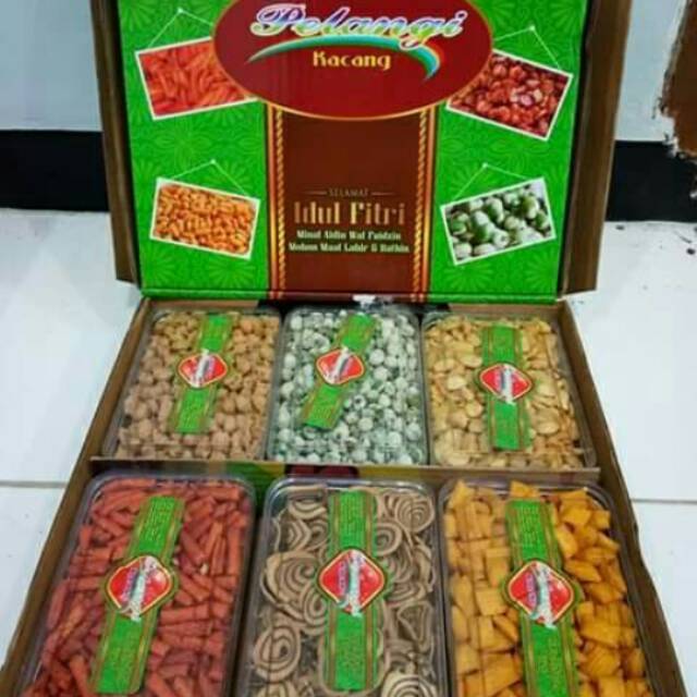 

Pelangi kacang / jajan paket lebaran