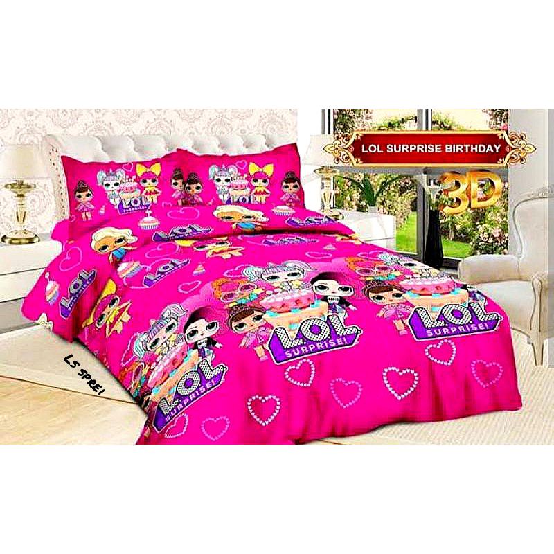 Ls sprei bonita duo sorong 120x200 cm motif lol surprises birthday