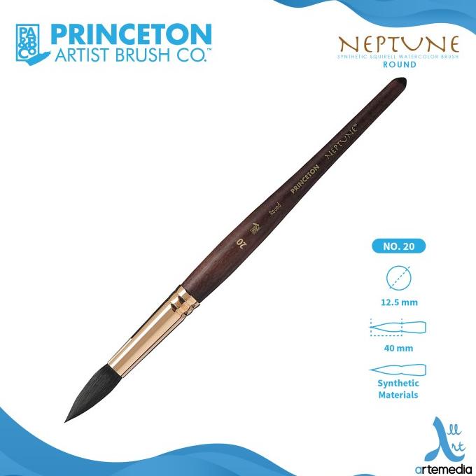 

TERBARUU!! Kuas Lukis Princeton Neptune 4750R Round Synthetic Squirrel Brush SH PROMO