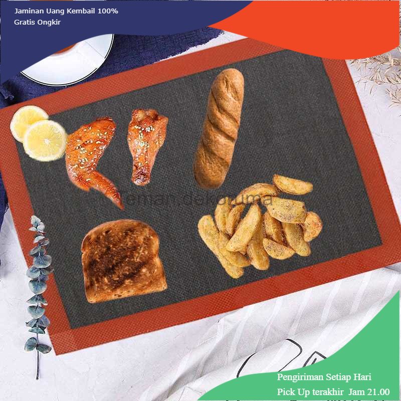 TD - PR1 GTLCONIE Alas Masak Silicone Non-stick Oven Baking Tray Mat - A004