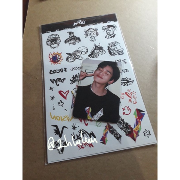 [BOOKED] LUCAS TATTOO LUGAGGE STICKER MD BY TEN
