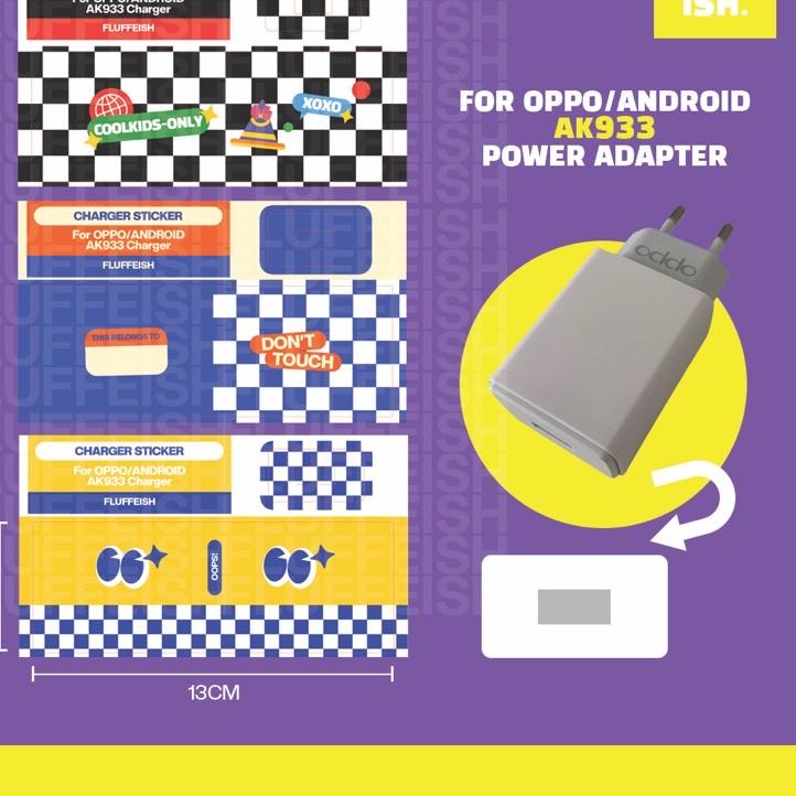 

code Pp6P0-- FLUFFEISH - CHARGER STICKER (MOHON BACA DESKRIPSI)