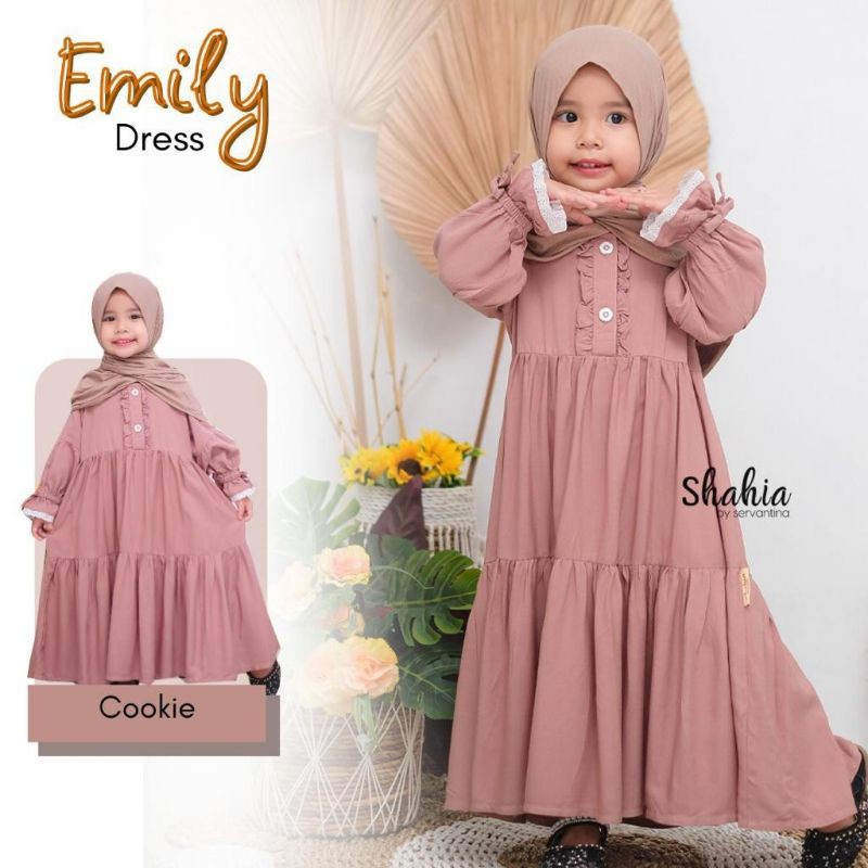 Terlaris gamis anak katun jepang premium Elegan