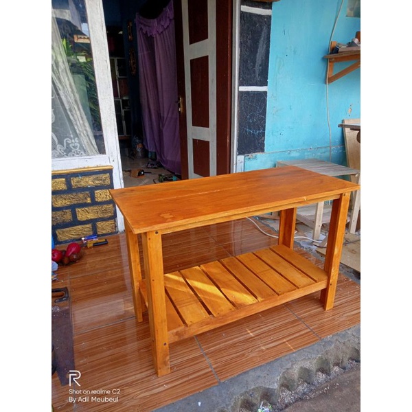 Jual Meja Kayu Serbaguna / Meja Belajar / Meja Makan | Shopee Indonesia