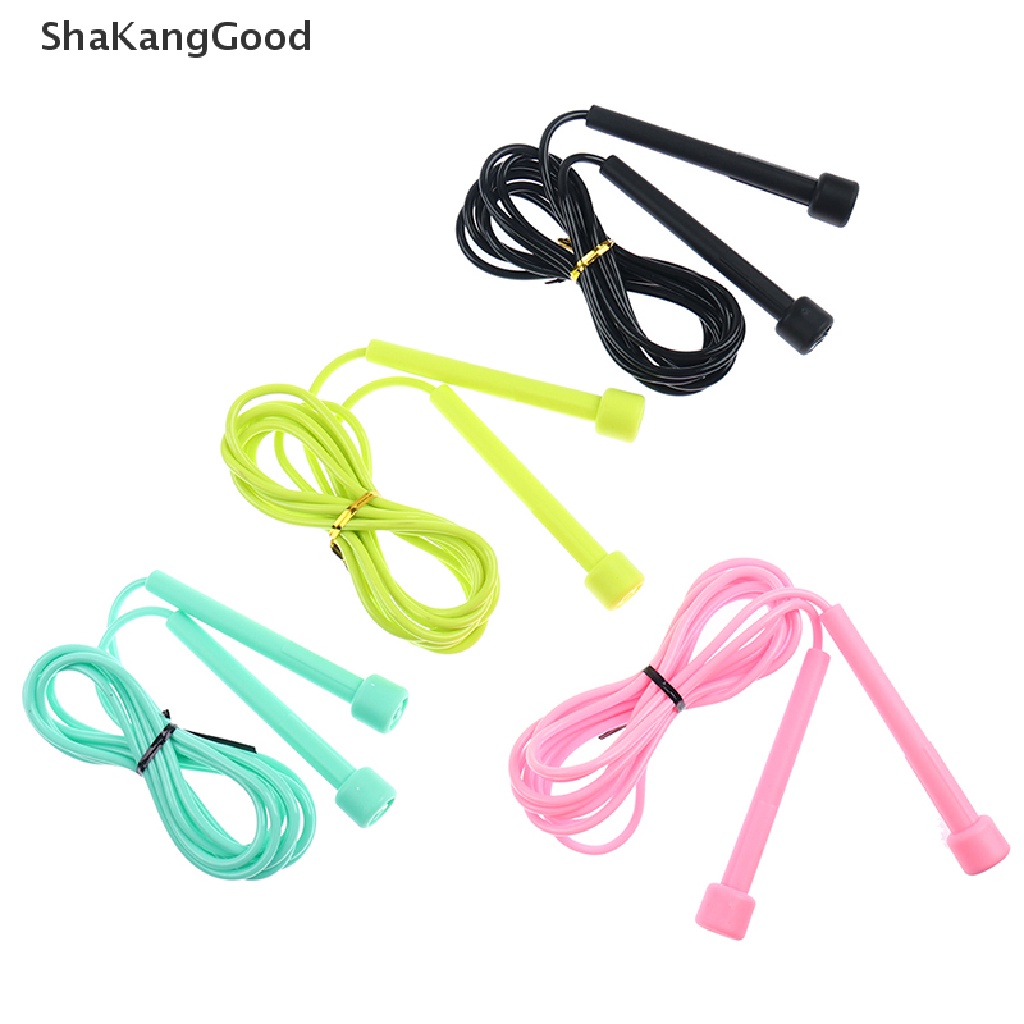 Skid 1Pc Tali Skipping Adjustable Bahan PVC Untuk Anak-Anak