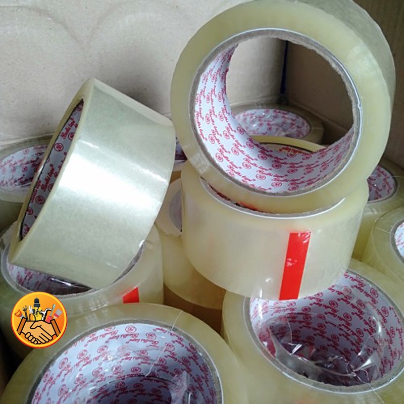

Lakban Isolasi Seal tape kertas bening coklat listrik double anti bocor superband nitto kasa gypsum